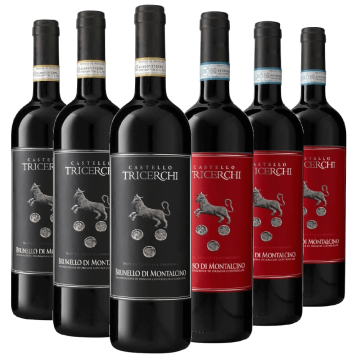 Degustazione 6 bt Montalcino - Castello Tricerchi