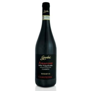 Amarone della Valpolicella DOCG Classico Riserva Campedel 2015 - Gamba