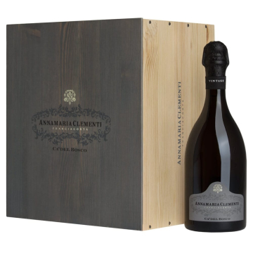 Franciacorta DOCG Cuvèe Annamaria Clementi 2015 3 bottiglie in Cassa Legno originale – Cà del Bosco