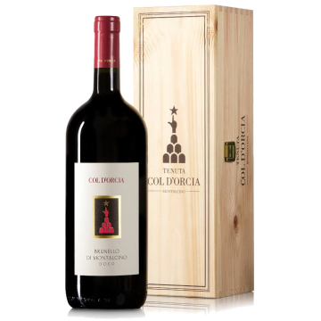 Brunello di Montalcino DOCG MAGNUM 1,5 lt Cassa Legno 2015 – Col d'Orcia