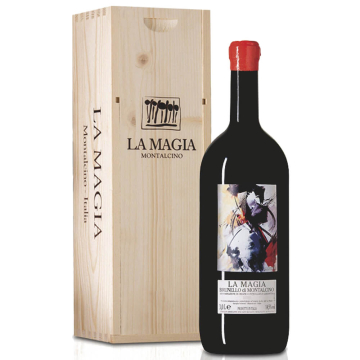 Brunello di Montalcino DOCG JEROBOAM 3 lt Cassa Legno 2019 – La Magia