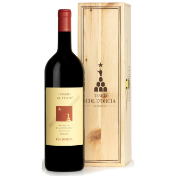 Brunello di Montalcino Riserva DOCG Poggio al Vento MAGNUM 1,5 lt Cassa Legno 2012 – Col d'Orcia