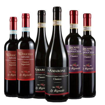 Degustazione 6 bt Valpolicella - Le Bignele