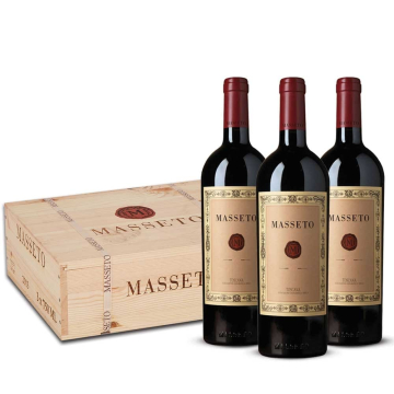 Masseto Toscana IGT 2012 3 bottiglie in Cassa Legno originale – Masseto