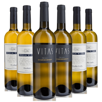 Degustazione 6 bt bianchi Friuli - Villa Vitas