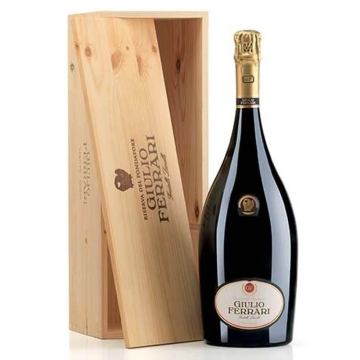 Giulio Ferrari Riserva del Fondatore Trento DOC MAGNUM 1,5 lt Cassa Legno 2010 – Ferrari