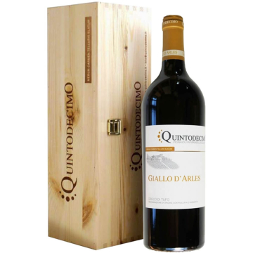 Greco di Tufo DOCG Giallo d'Arles MAGNUM 1,5 lt  Cassa Legno 2023 - Quintodecimo