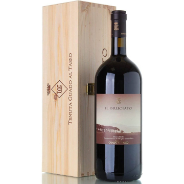 Il Bruciato Bolgheri DOC Superiore MAGNUM 1,5 lt Cassa Legno 2023 – Guado al Tasso Antinori