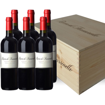 Rocca di Frassinello Maremma Toscana DOC 2016 6 bottiglie in Cassa Legno originale – Rocca di Frassinello