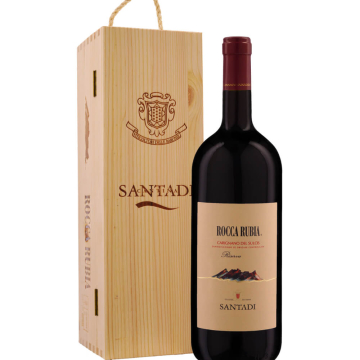 Rocca Rubia Carignano del Sulcis DOC Riserva JEROBOAM 3 lt 2020 Cassa Legno - Santadi